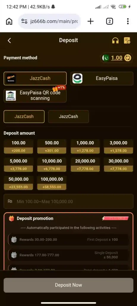 JZ666b Game Login